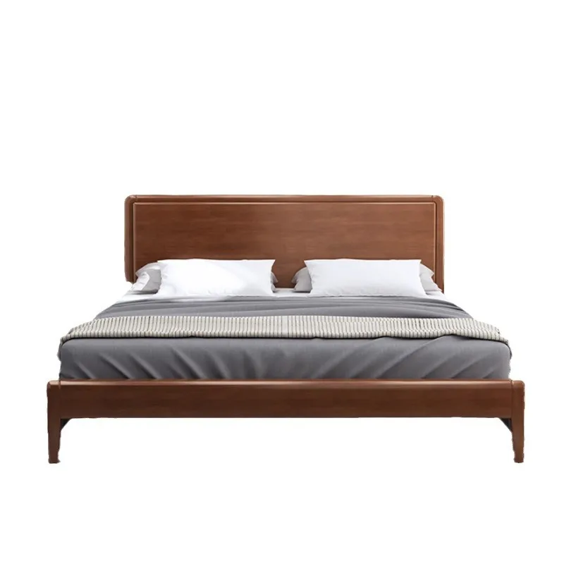 

Modern, minimalist, rental room, Nordic, double, queen bed, master bedroom, all solid wood