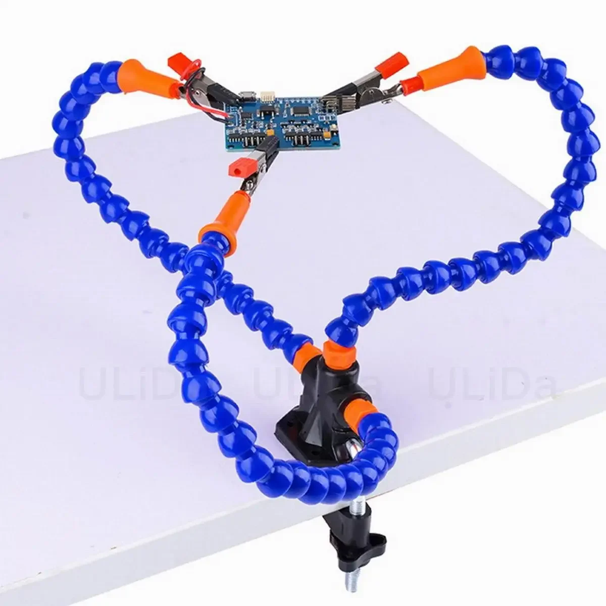 Multi Soldering Station Third Hand Tool With 2/3 Flexible Arms Soldeirng Holder USB Fan Magnifier for RC Models Drone