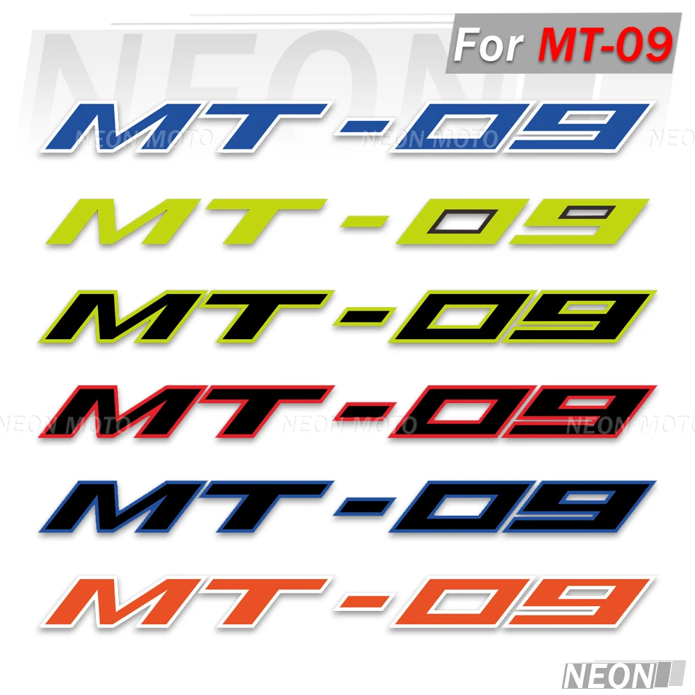 

MT09 Motorcycle Wheels Fairing Helmet Tank Pad Decoration Stickers Decals For MT-09 MT 09