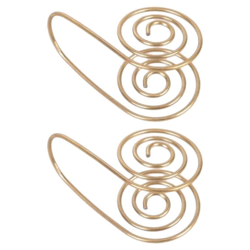 Thick Wire Copper Hand Cuff Bracelet Open Helical Design Handmade Cuff Jewelry Metal Texture for Mindfulness Meditation M76B