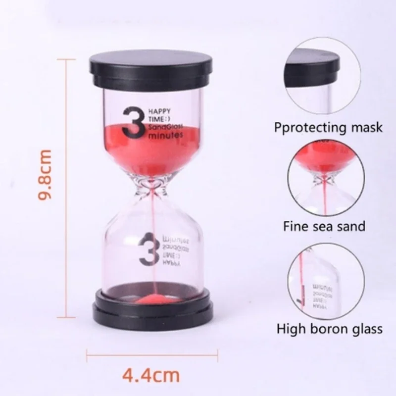 6/1PCS 1/3/5/10/15/30 Hourglass Minutes Sand Watch Sandglass Timer Watch Clock Gift Children Sand Timer Hour Home Decoration