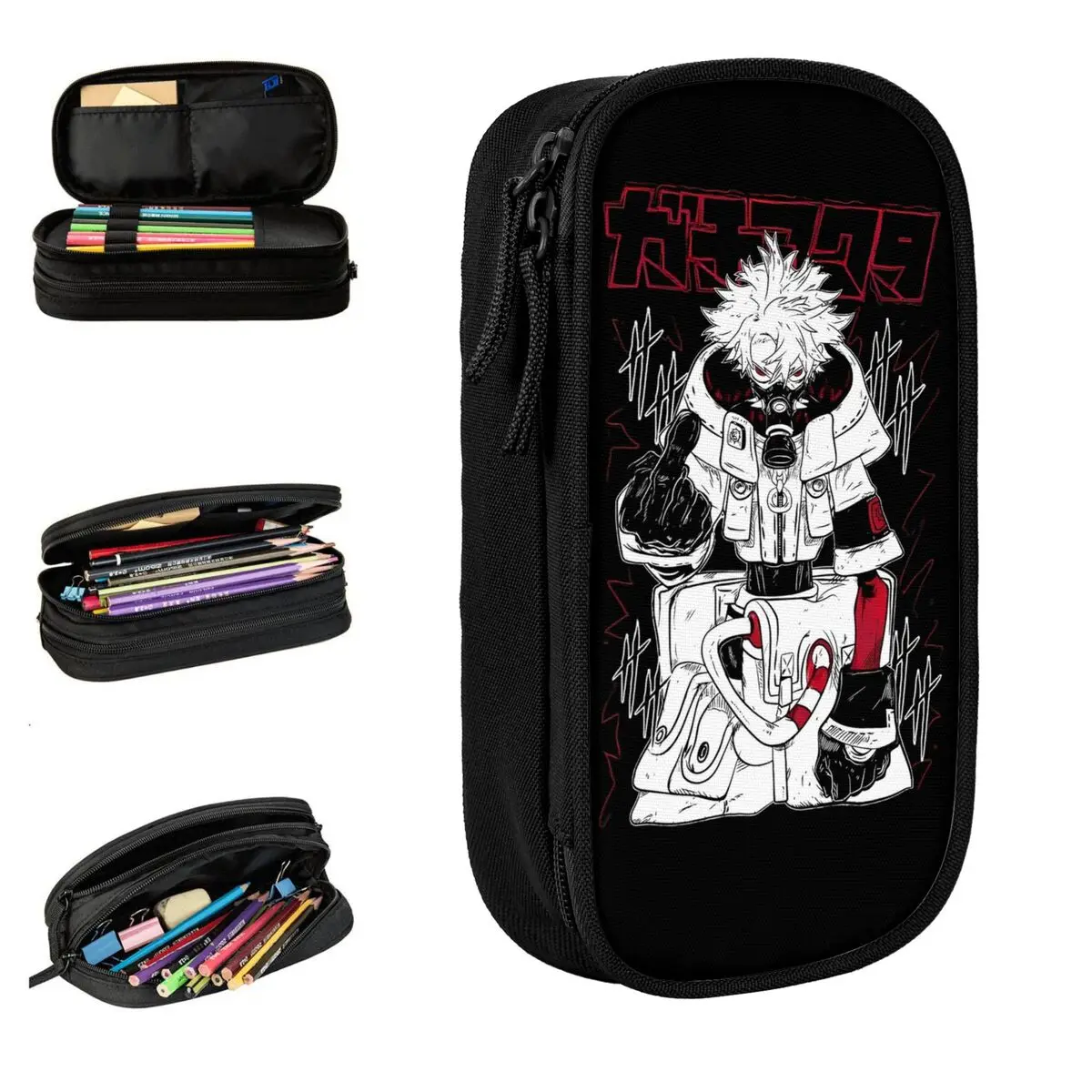 Rudo Surebrec Gachiakuta Astucci per matite anime Astucci per matite Scatola per penne Borsa grande per bambini Regali per ufficio Cancelleria