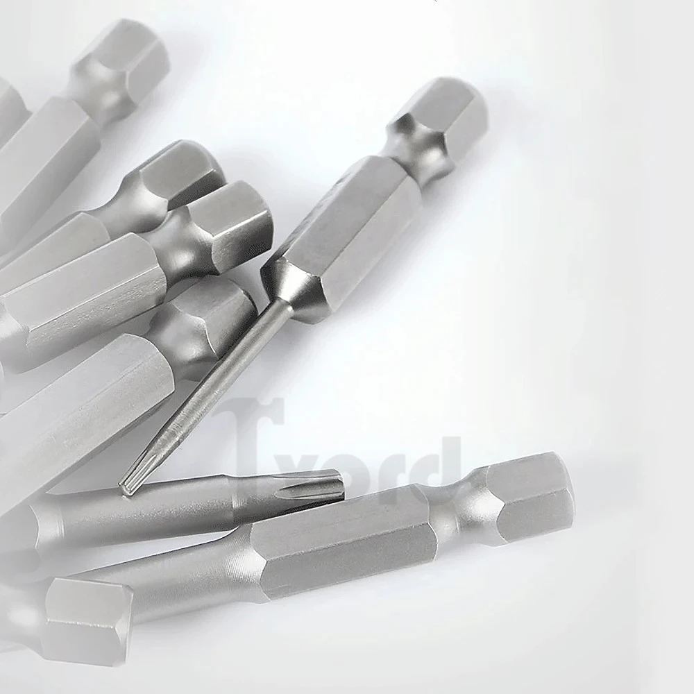 Torx Head Bit Set  Solid Screwdriver Magnetic 1/4\