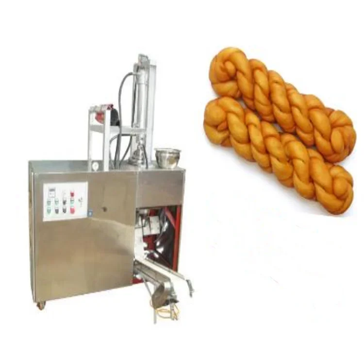 2023 Hot Selling Fried Dough Twist /hemp Flowers /chinese Doughnut Making Machine
