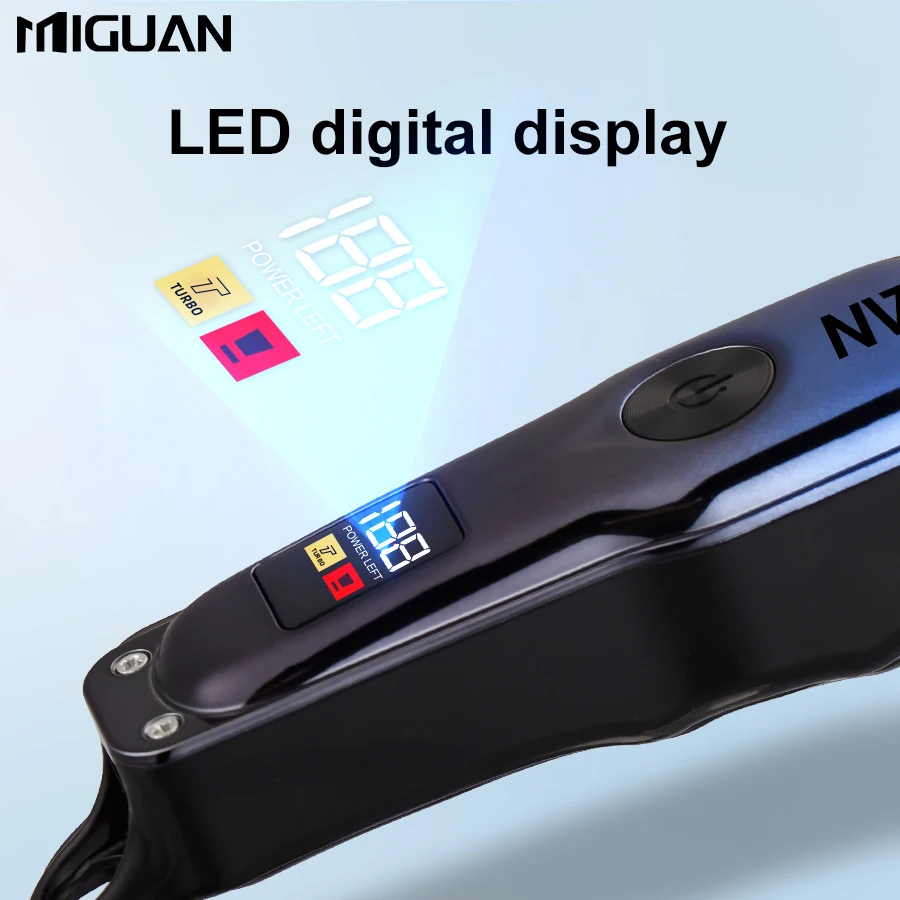 ماكينة قص الشعر المحمولة وسريعة الشحن USB للشحن السريع وجيب صغير الحجم للرجال - سهلة العناية بالشعر والجسم مع