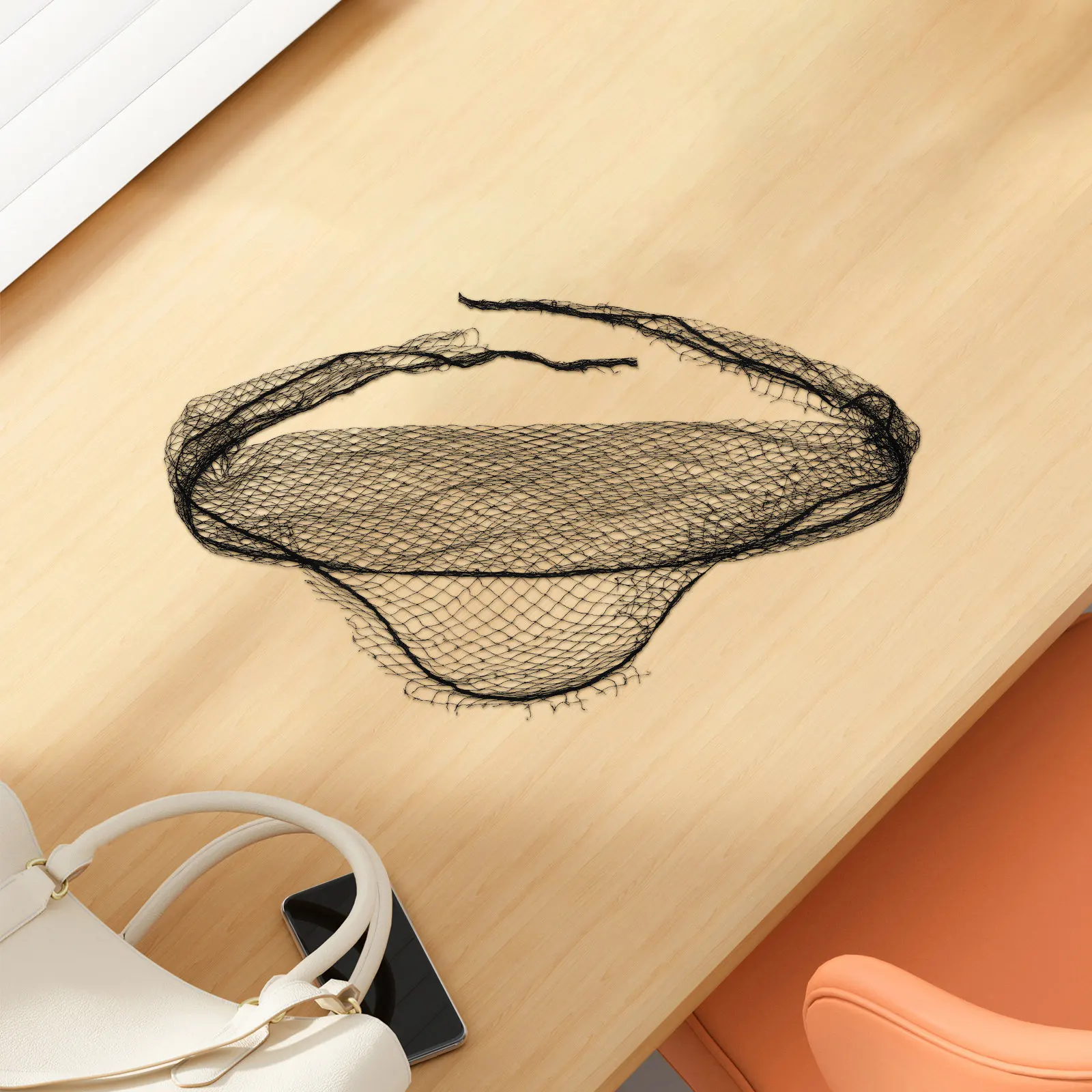 

Набор из 7 эластичных треугольных сеток для волос: для укладки, завивки, салонов, дома, сна, многоразового использования, защита от повреждений