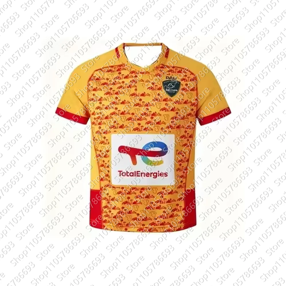 2026 Neues Frankreich-Rugby-Trikot, 3D-Drucktechnologie, Retro-Modetop in Übergröße – Detail 8
