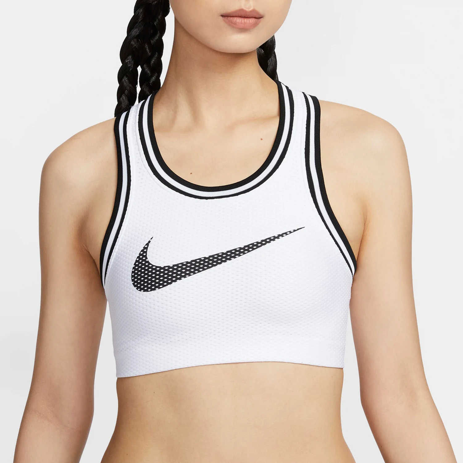 

Официальный женский спортивный бюстгальтер Nike 2024, новый женский спортивный бюстгальтер для фитнеса с поддержкой спины FV6276-100