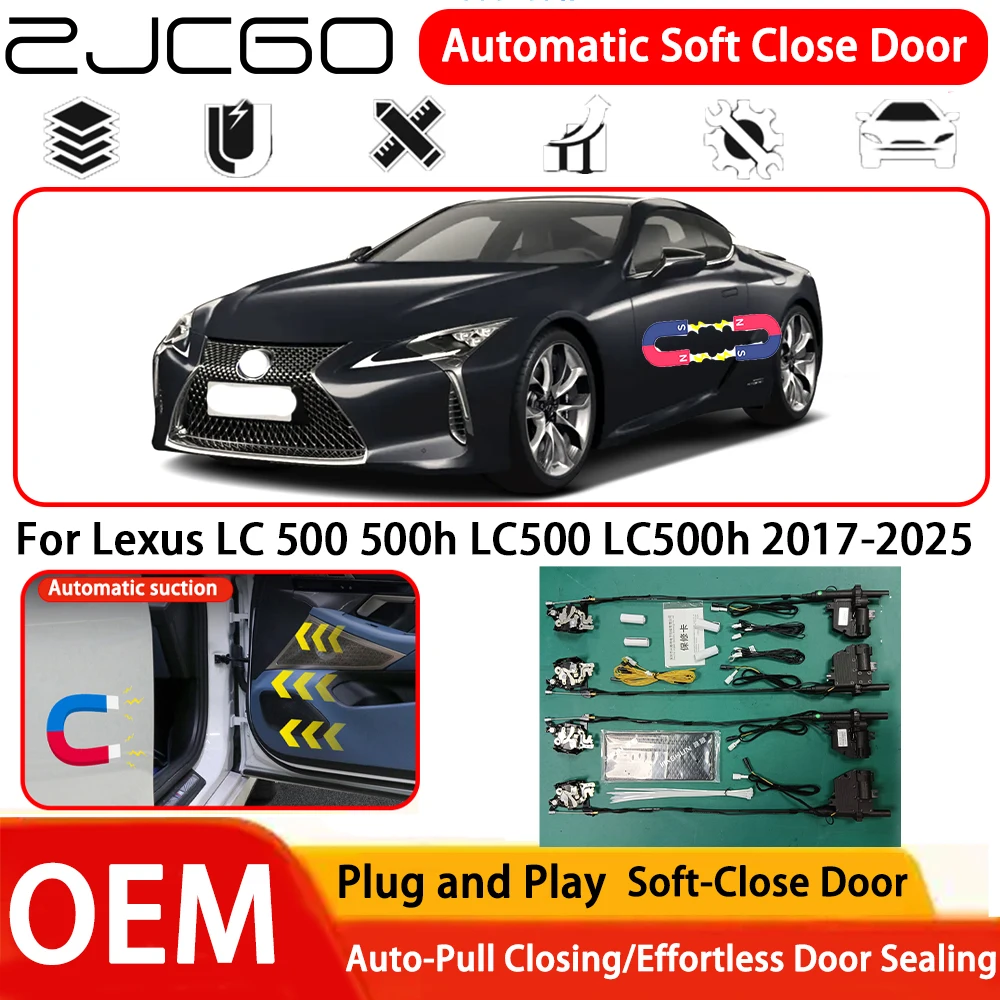 for Lexus LC 500 500h LC500 LC500h 2017-2025 Car OEM Plug and Play Automatic Electric Soft Close Door Comfort Closing System