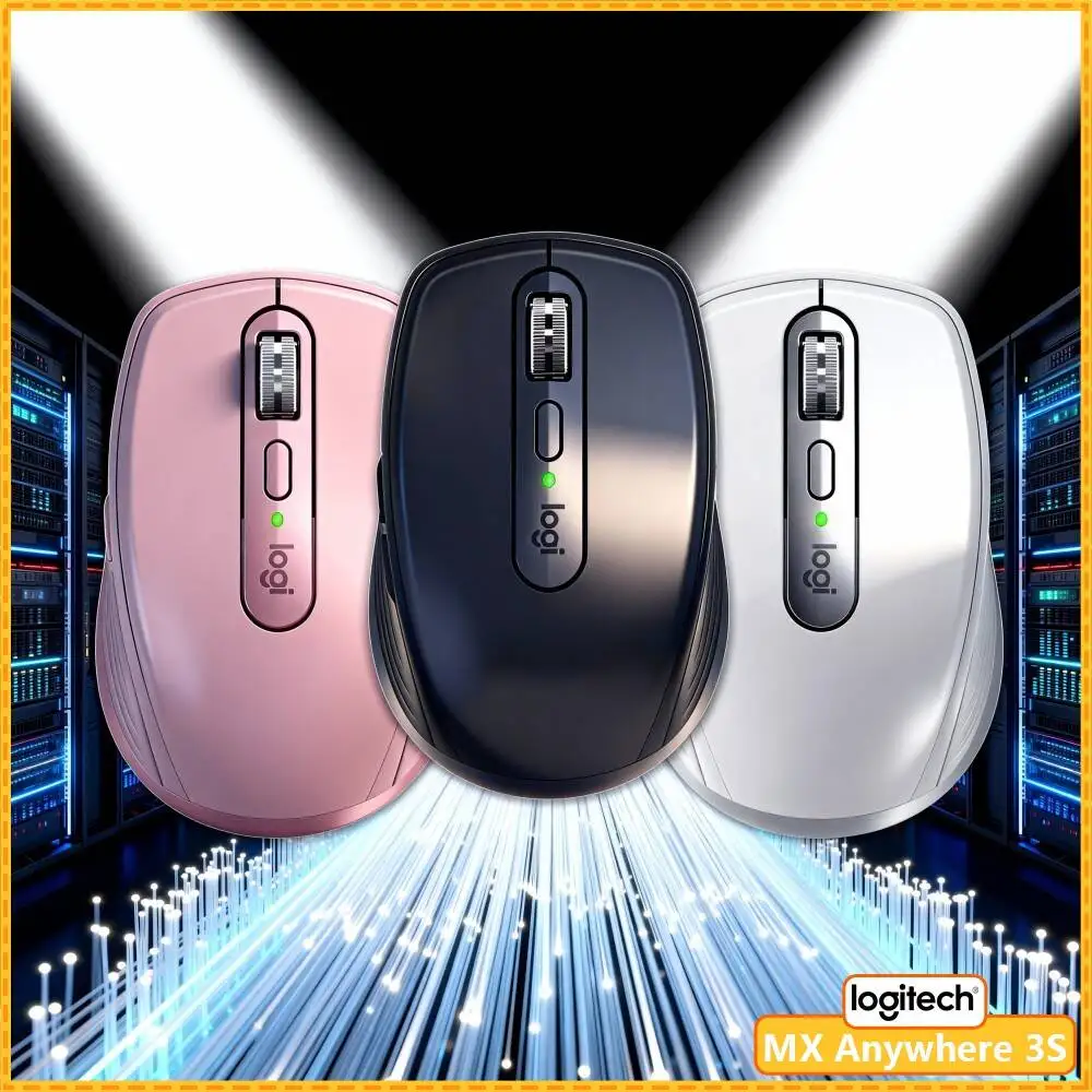 Wireless MX Anywhere 3S - 8K DPI, Hyper-Scroll, Anti-Slip, Great for Hardware Shop & Daily Opening Task