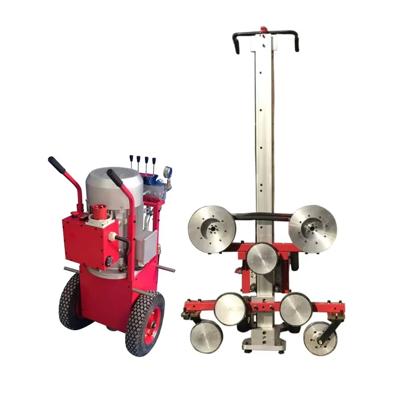 Hydraulic Powered Diamond Wire Saw For Stone Texture Creation Unique Sawing Tool For Specialized Stone Surface Finishes