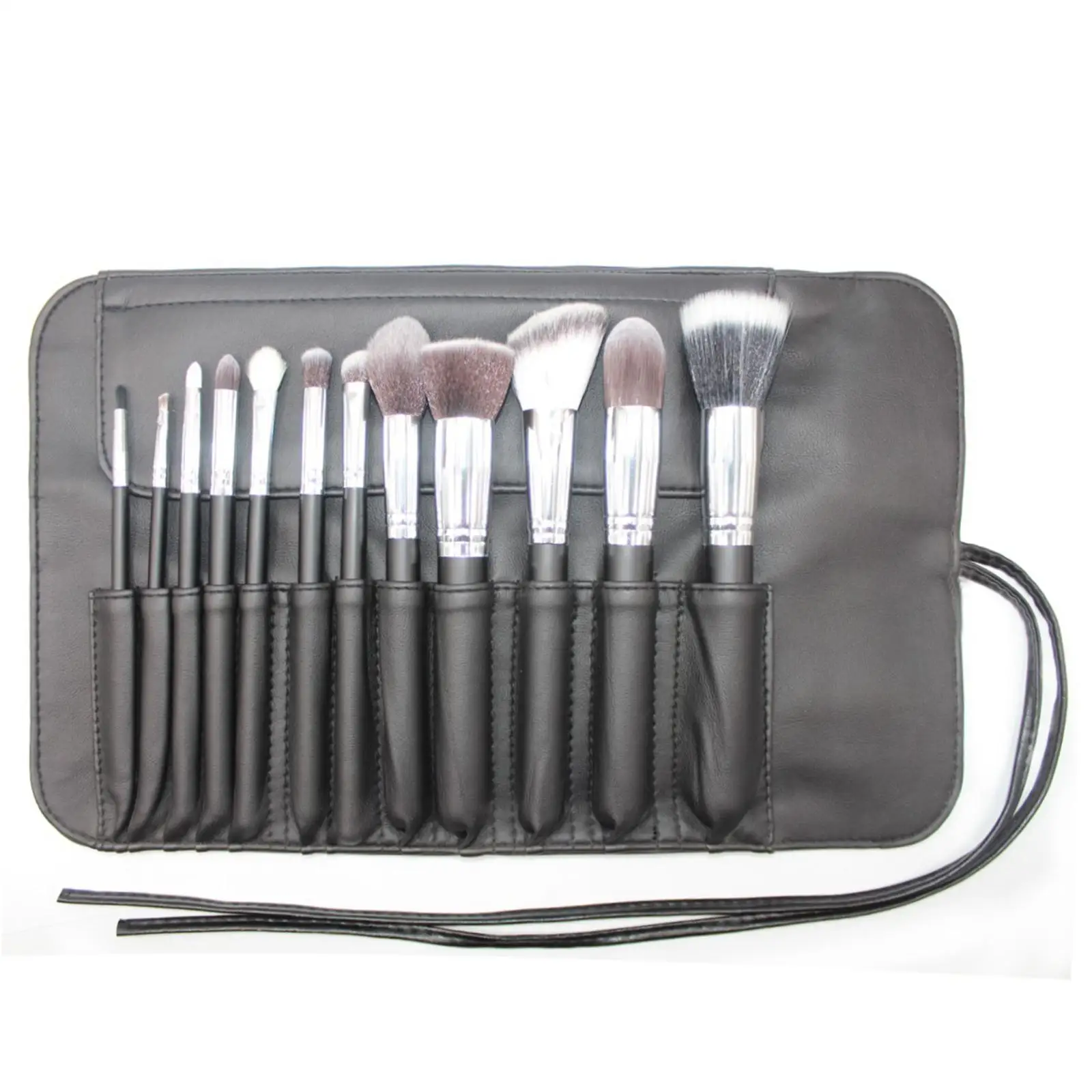 

Makeup Brushes Organizer Bag,Makeup Brush Case,Black Pouch,Compact Cosmetic