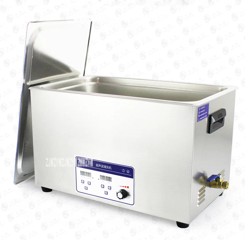 1pc Promotion globe Ultrasonic Cleaner 30L industrial Equipment Stainless Steel Cleaning Machine JP-100ST