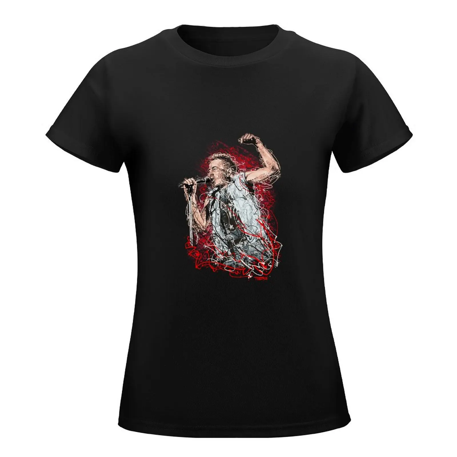 Joe Strummer Portrait x Timbo T-Shirt plus size tops summer clothes tops t-shirt dress for Women plus size sexy