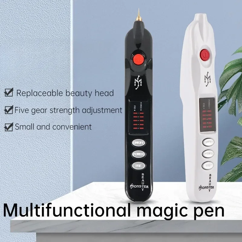 Magic Pen Spot Removal Pen Plasma Mole Removal Pen Portable Rechargeable Household Multi-functional Facial Beauty Instrument Set