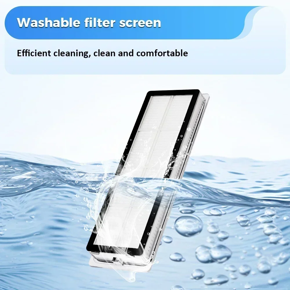 Waschbarer Filter-Ersatzteil für Xiaomi X20+ X10+ X20 Plus X10 Plus für Dreame Robot Vacuum L10s Ultra Staubbox-Zubehör
