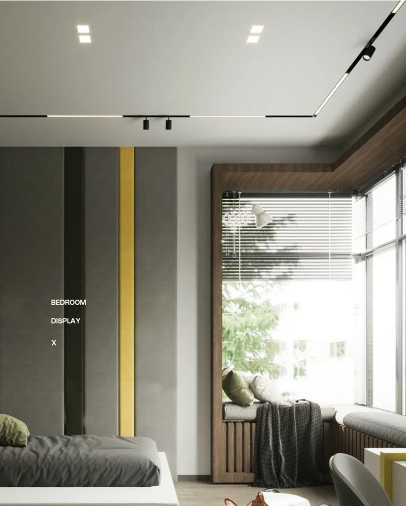 Tuya Dimmbares LED-Schienensystem Komplettset 360 ° Verstellbare COB-Schienenleuchten für Bekleidungsgeschäfte, Küchen-Schienenbeleuchtung – Detail 7