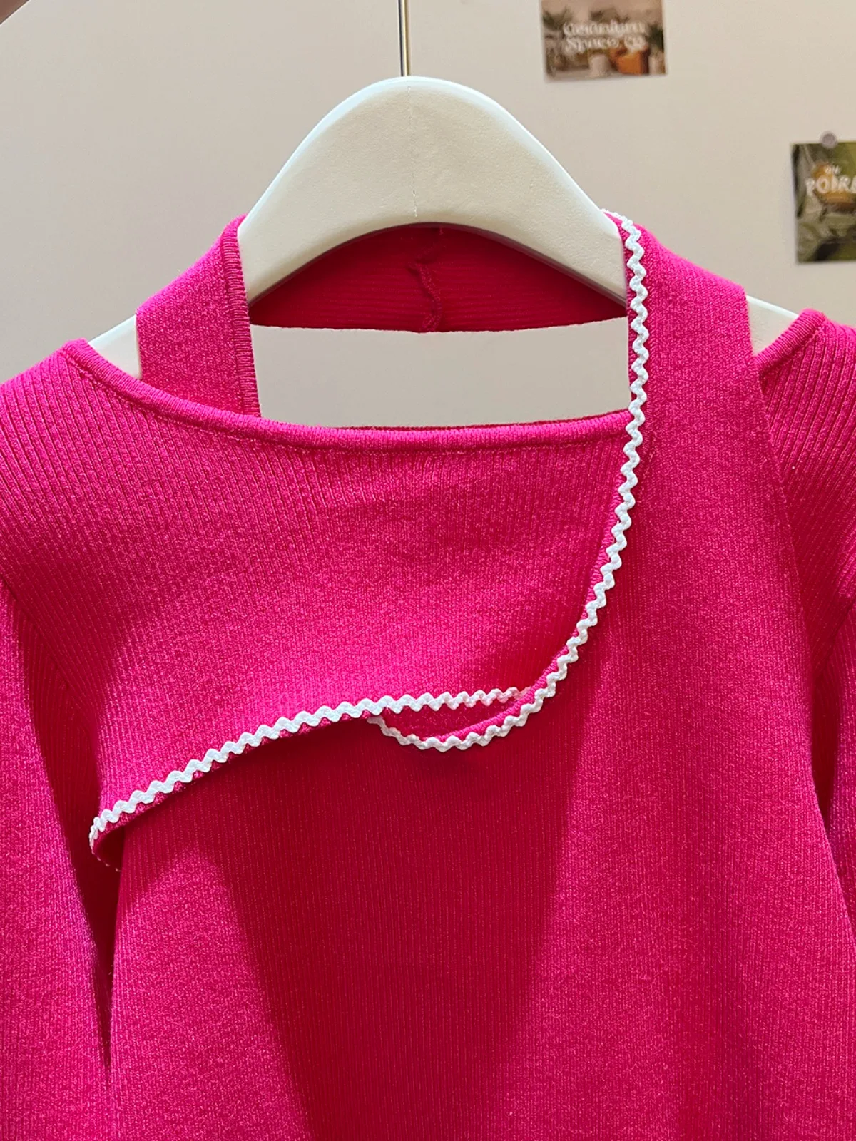 เสื้อไหมพรมถักแบบยาวสไตล์เกาหลี ดีไซน์เว้าลาย  สีพื้น เรียบง่าย เหมาะสำหรับใส่ทำงาน ฤดูใบไม้ร่วง ฤดูหนาว สำหรับผู้หญิง...