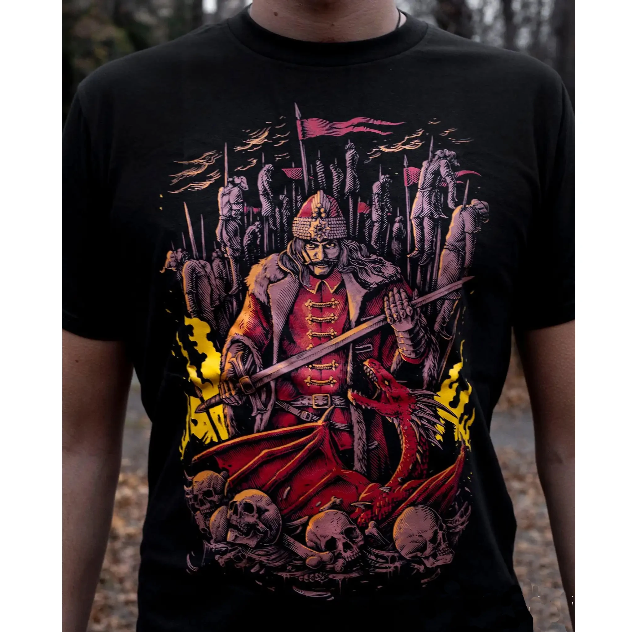 Vlad The Impaler, Vlad III Dracula, Vlad Tepes, Dracuglia T-Shirt. Summer Cotton Short Sleeve O-Neck Mens T Shirt New S-3XL