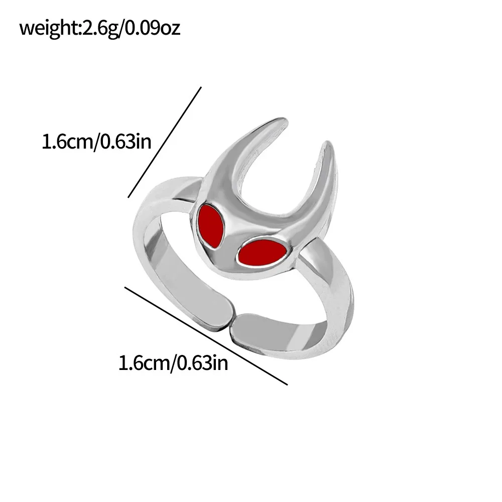 لعبة جوفاء فارس حلقات Silksong Kawaii الدبور نموذج خواتم مفتوحة لمحبي احتفال الملحقات الهدايا