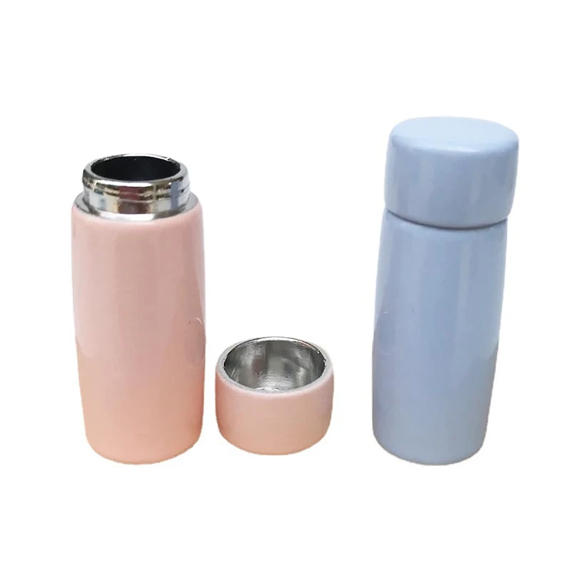 1:6 Dollhouse Miniature THERMOS ถ้วยอาหารขนาดเล็กฉากบ้านตุ๊กตาอุปกรณ์เสริม Thermo ถ้วยน้ํา Dollhouse Decor