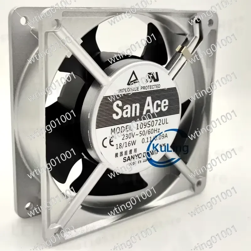for Sanyo 12038 12CM 230V 109S072UL Premium Imported Blower with Strong Airflow Efficient Heat Dissipation Quiet Operation