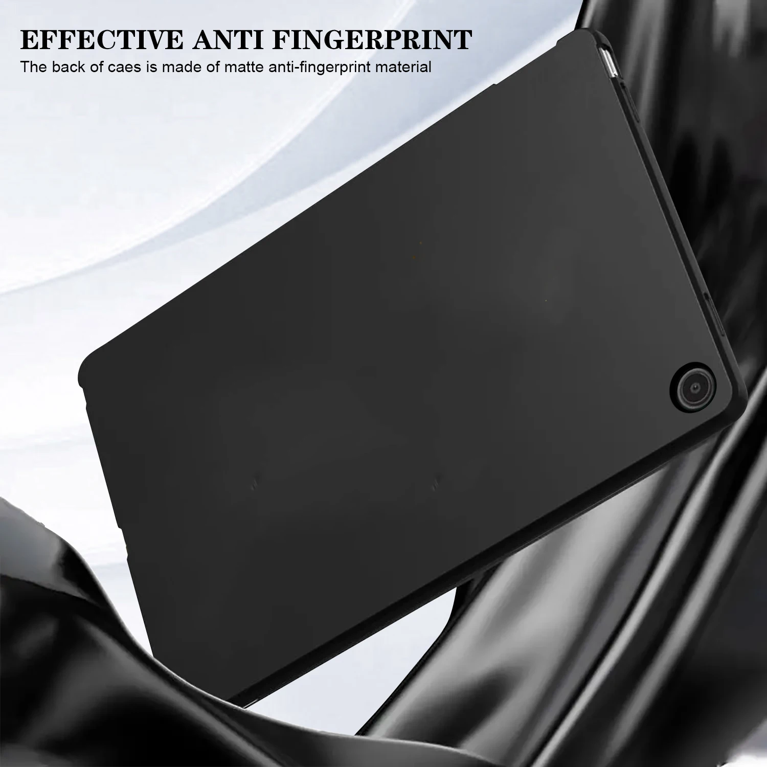 Silicone Case For Amazon Fire Max 11 Kindle Paperwhite 2024 Flexible Soft TPU Black Protective Case