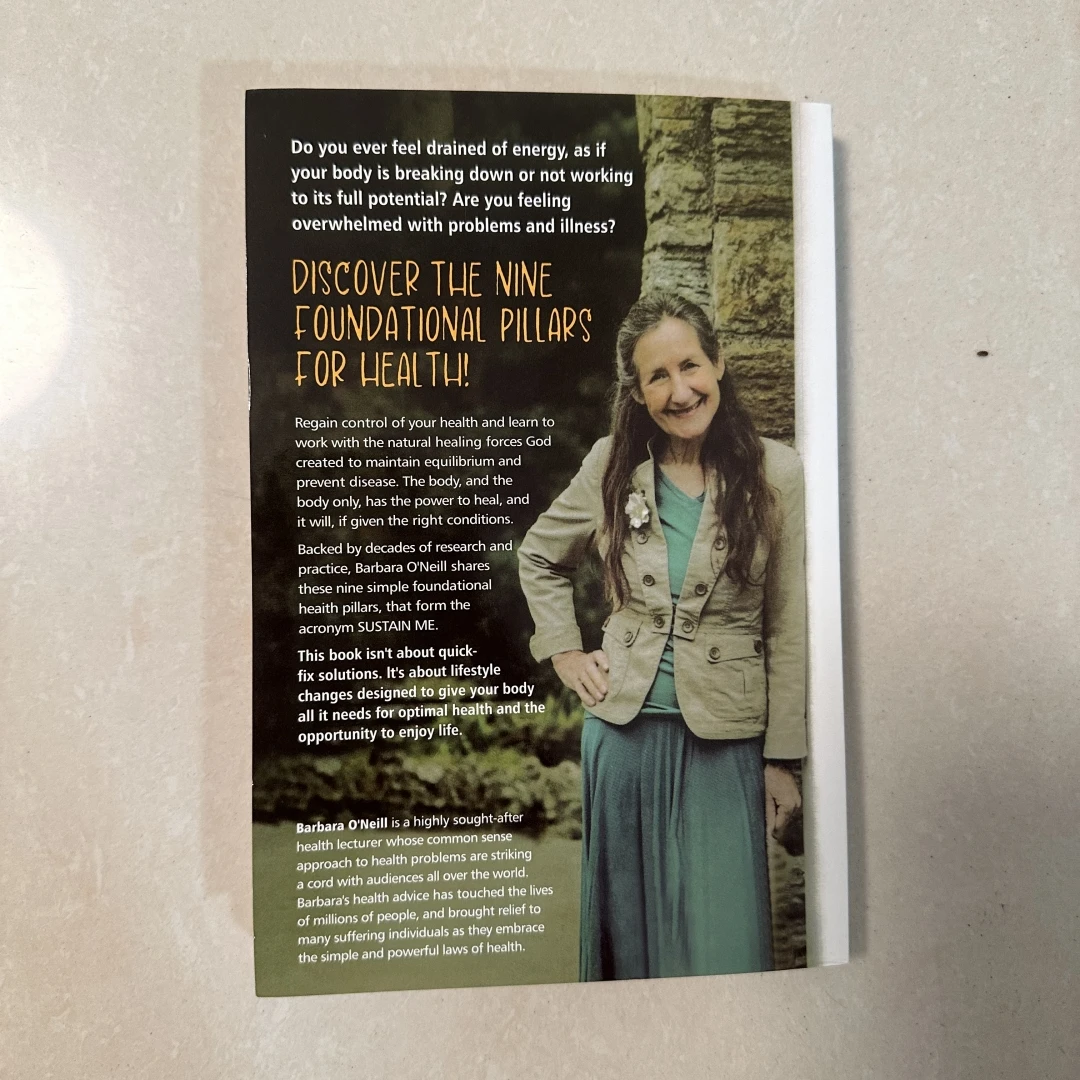 توفر كتاب Sustain Me بواسطة Barbara ONeill رؤى ملهمة لتحسين الحياة والدافع الذاتي والتعديل النفسي #6