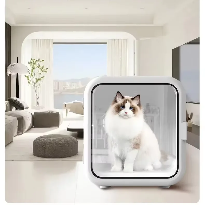 Hot Selling Eco-Friendly ABS Material Electric Automatic Pet Hair Dryer Ultra Quiet Temperature Control 62L Dogs Cats Modern