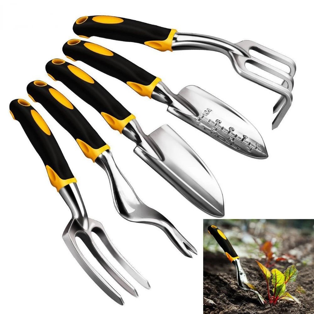 

Garden Tool Hand Trowel,Rake,Cultivator,Weeder Tools with Ergonomic Handle,Garden Lawn Farmland Transplant Gardening Bonsai Tool