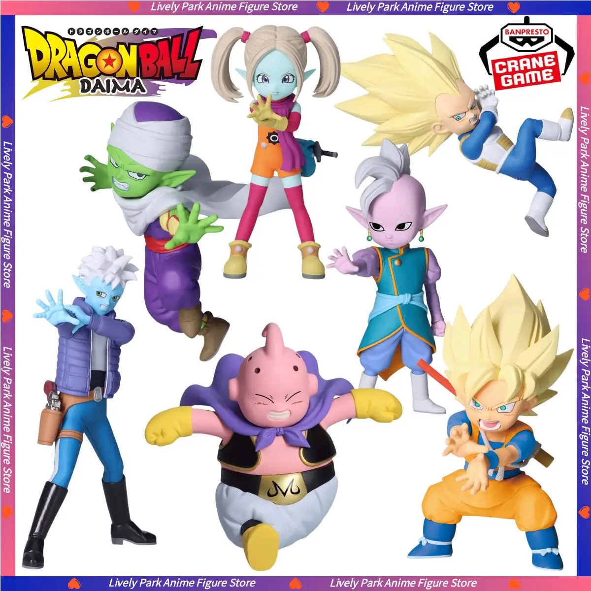 بانداي الأصلي لعبة دراغون بول دايما Pudge VEGETA PICCOLO GLORIO Son Goku Kakarotto العليا كاي ماجين Buu عمل دمى أشكال الهدايا