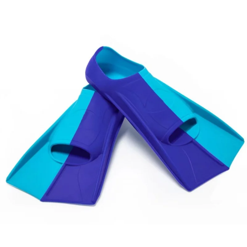 

Silicone Short Swim Fins Diving Training Swim Gear Flippers for Freestyle Butterfly Breaststroke Snorkeling Water Sport for Adul