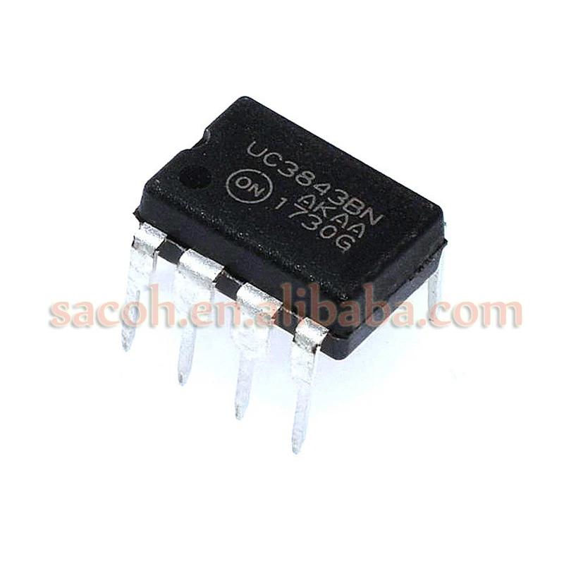 10PCS/lot New OriginaI UC3843BNG UC3843BN UC3843 or TL3843P or UC3842BNG UC3842BN DIP-8 CURRENT MODE CONTROLLERS