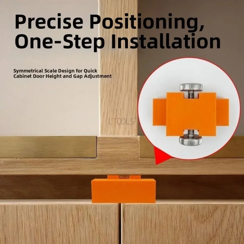 Cabinet Door Installation Clamps Anti Slip Stable Clamping Hinge Mounting Tool Rotary Knob Adjustable Furniture Auxiliary Tool