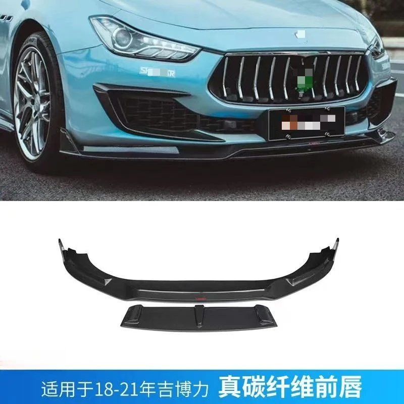 

Customized product 100% Carbon Fiber Body Kit forMaserati Ghibli - Front Lip/Rear Diffuser/Side Skirts Upgrade 2018-2021