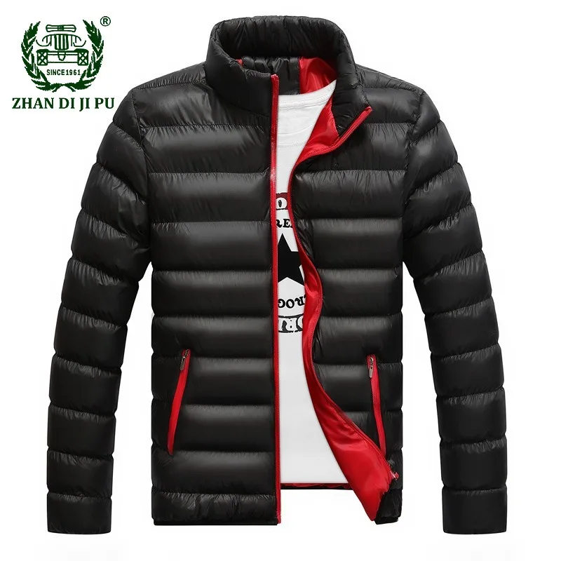 

Mens Winter Coat Down Jacket Stand Thicken Warm Windbreaker Waterproof Jacket Winter Snow Jacket Men Casacas Para Hombre 5XL