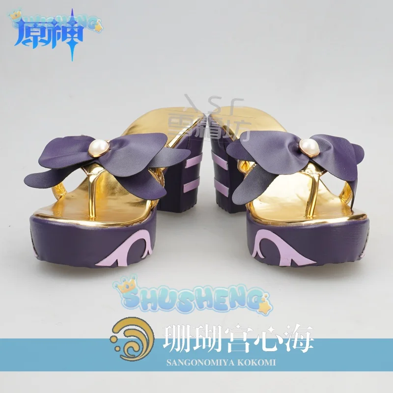 Genshin Impact  cos  Sangonomiya Kokomi cosplay Anime character shoes