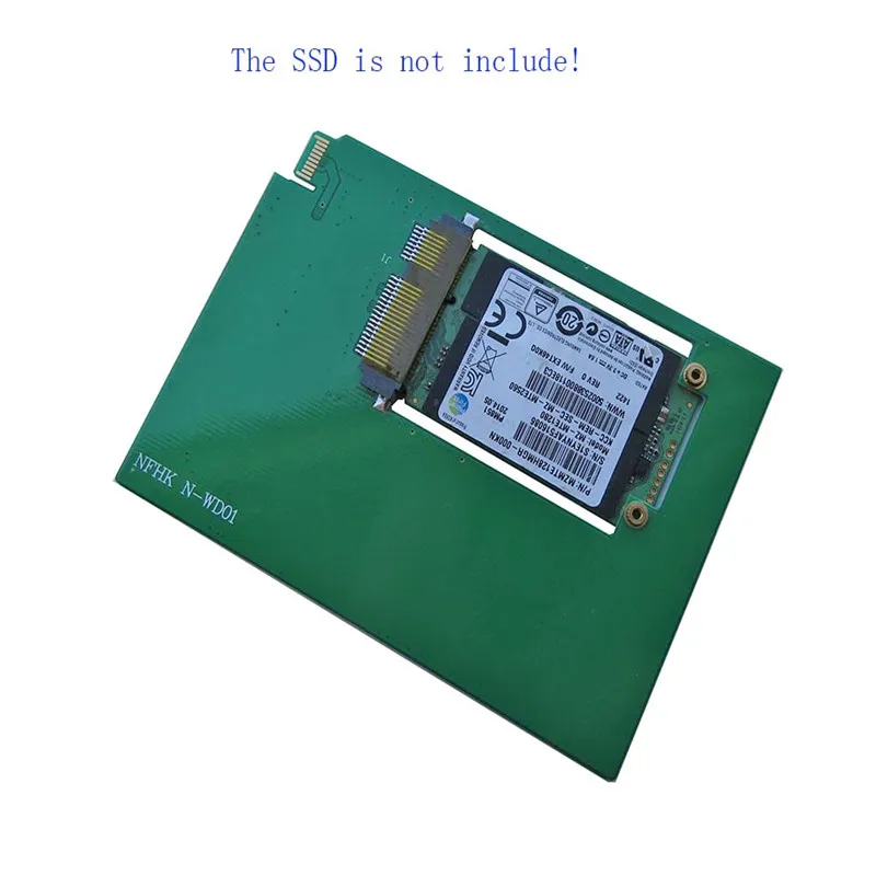 SSD mSATA reemplaza la tarjeta adaptadora WD5000MPCK WD5000M22K WD5000M21K