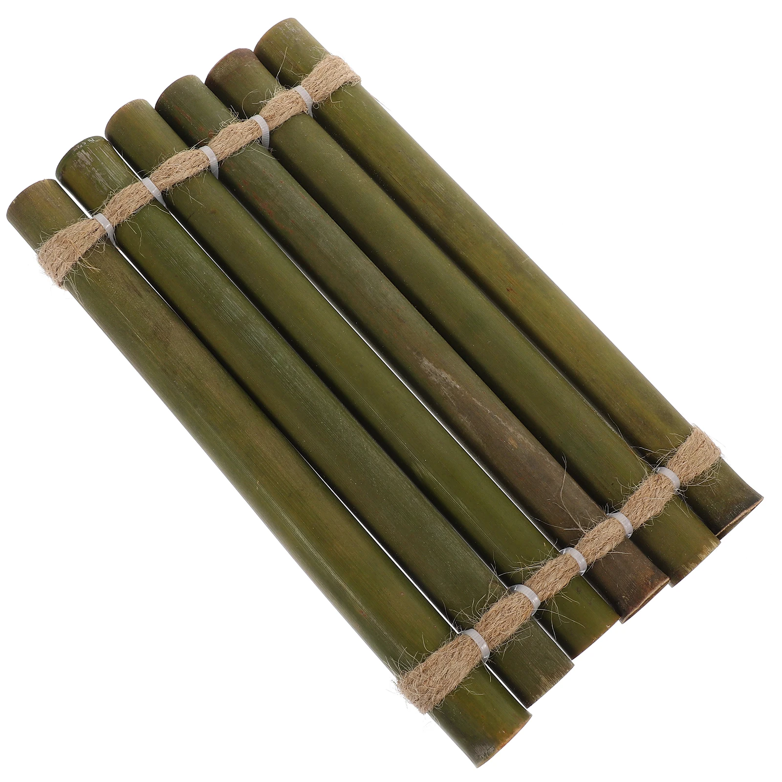 

Decorative Ornaments 25cmx10-14cm Aquarium Fountain Décor Bracket Bamboo Mat Accessories Fish Tank Waterfall Board Bamboo