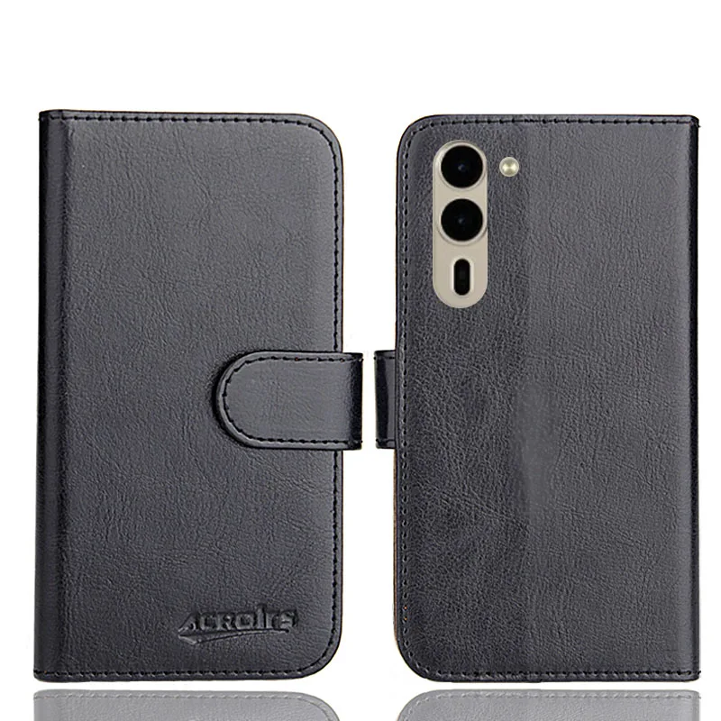 FCNT Arrows We2 Plus حافظة 6 ألوان عصرية محفظة قلابة فتحات للبطاقات أغطية جلد أكياس الهاتف الواقية