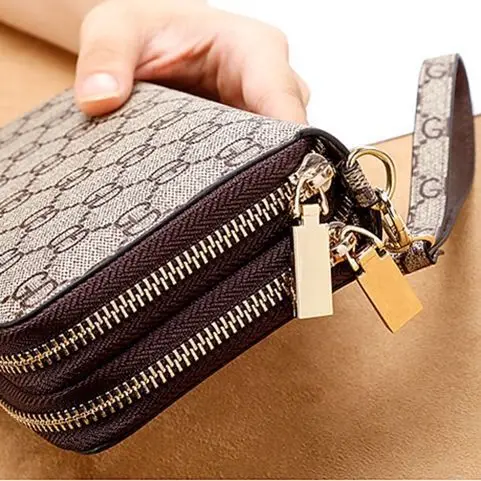 

Luxury Designer Women's Wallet Clutch Phone Case Card Holder Tote Bag Purse Handbag Billetera Cartera Femenina Tarjetero