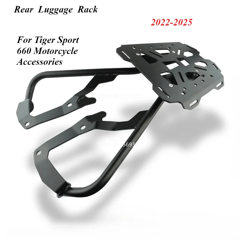 FIT For Tiger Sport 660 2022-2025 Motorcycle Accessories Rear Tail Rack Suitcase Luggage Carrier Luggage Rack Shelf Bracket