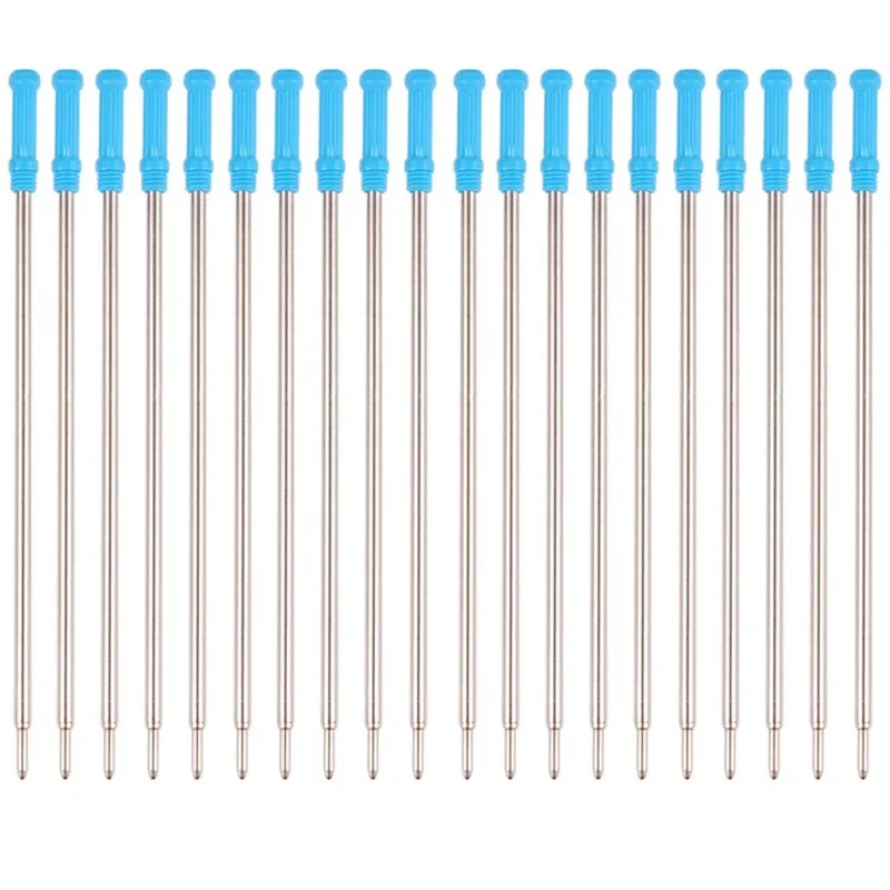 

50/5 Pcs/lot High Quality Cross Style Ballpoint Pen Ink Refills Suit Black and Blue Useful Office Pen Stationery School Supplies
