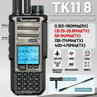 Quansheng TK11 8 Walkie Talkie Long Range 10W Two Way Radio Ham CB 27MHz Shortwave LW MW SW NOAA SSB AM FM Amateur Transceiver