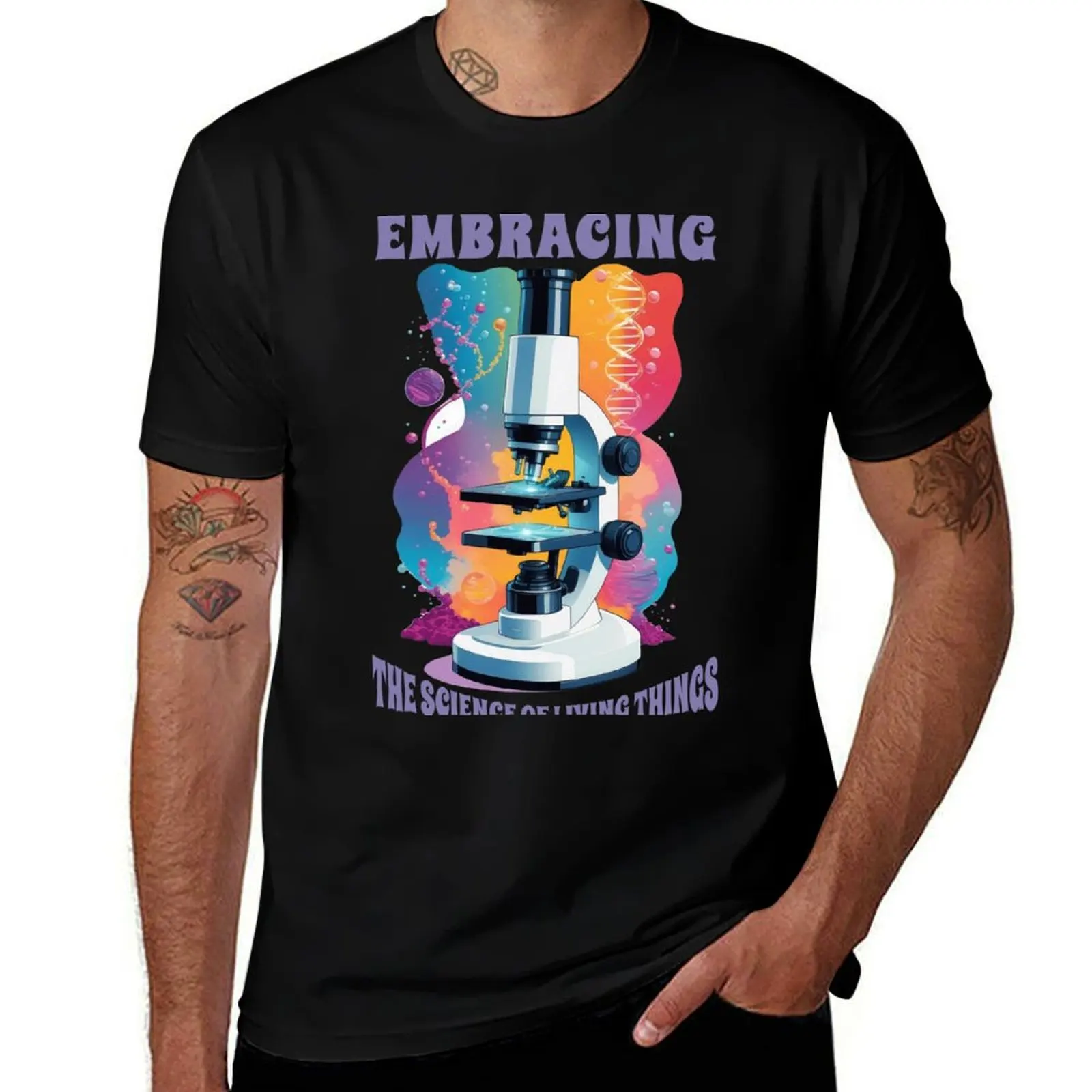 Cellfie Biology Microbiologist Microscope Cytologist T-Shirt Daily Wear Print T-Shirt