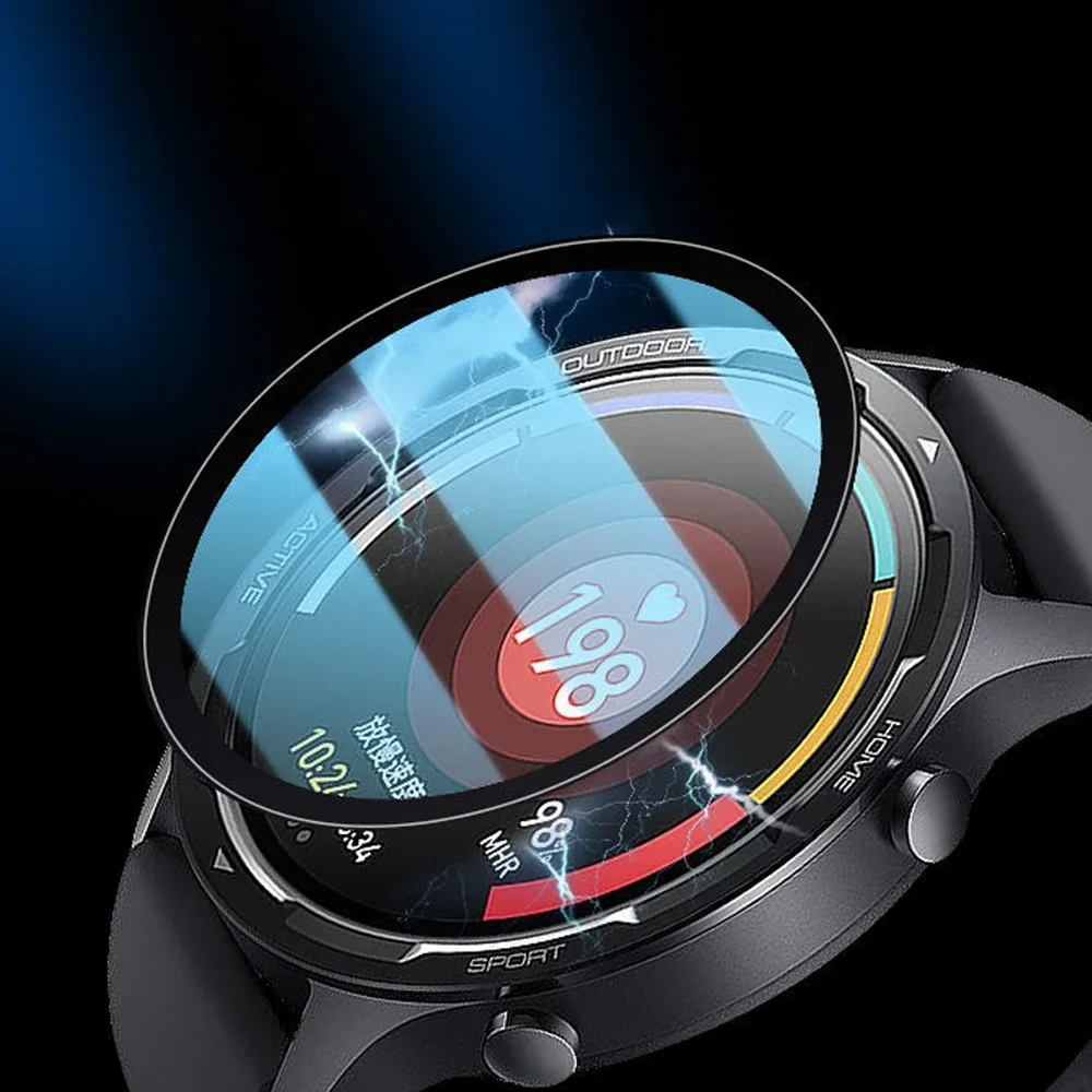 3D Full Curved Soft Protective Film For Xiaomi Mi Watch Color 2 / MI watch / MI watch Color Screen Protector Protection Cover