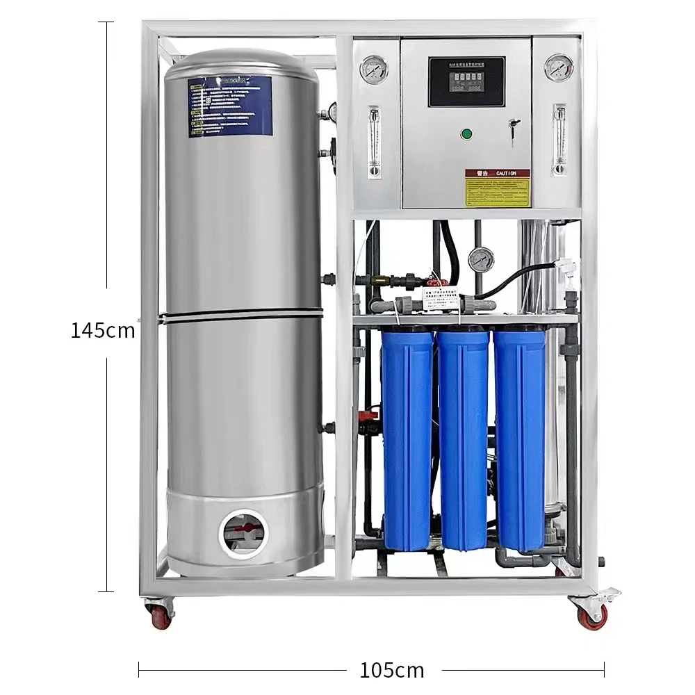 Custom 500L 98% Desalination Rate Ro Water Purification System