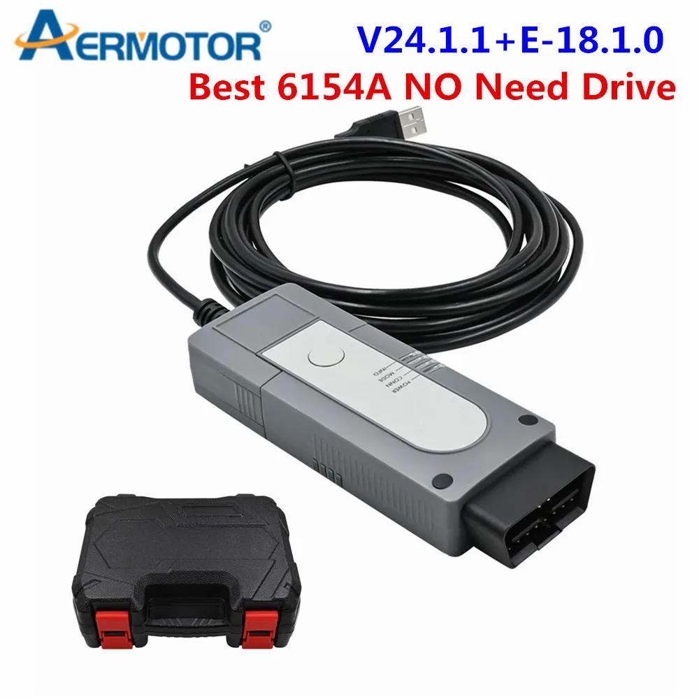 Best 6154A ODS 24.1.1 For V./AD/Sk0da/Seat 6154 E-18.1.0 Professional Auto Diagnostic Tool No Need Drive Better Than 5054A