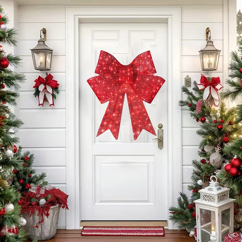 Decorações de Natal, Decoração de arco de Natal, Grandes arcos de Natal ao ar livre, arcos de Natal vêm com suporte adesivo