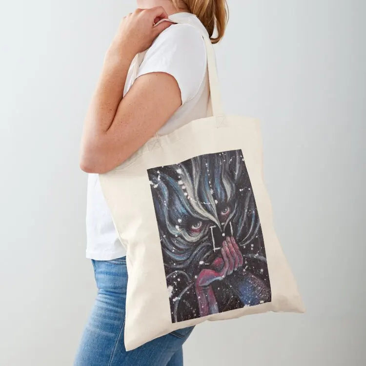 Disco Elysium Game Tote Bag foldable reusable bag great bag Fabric
